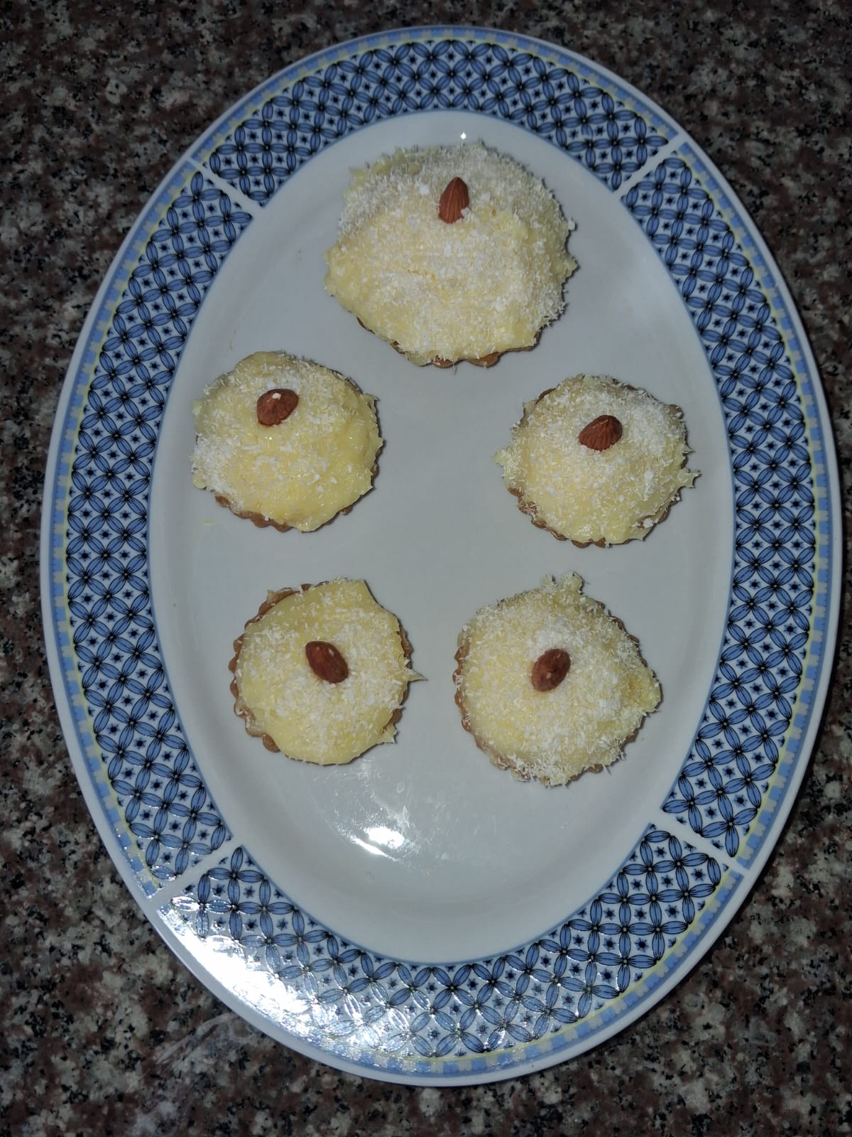 coconut dessert with almond